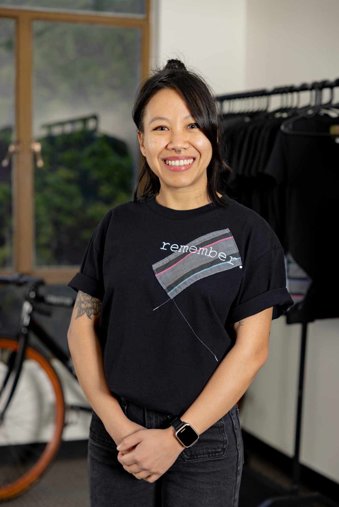 "remember." - ps29 - women's. - sz M