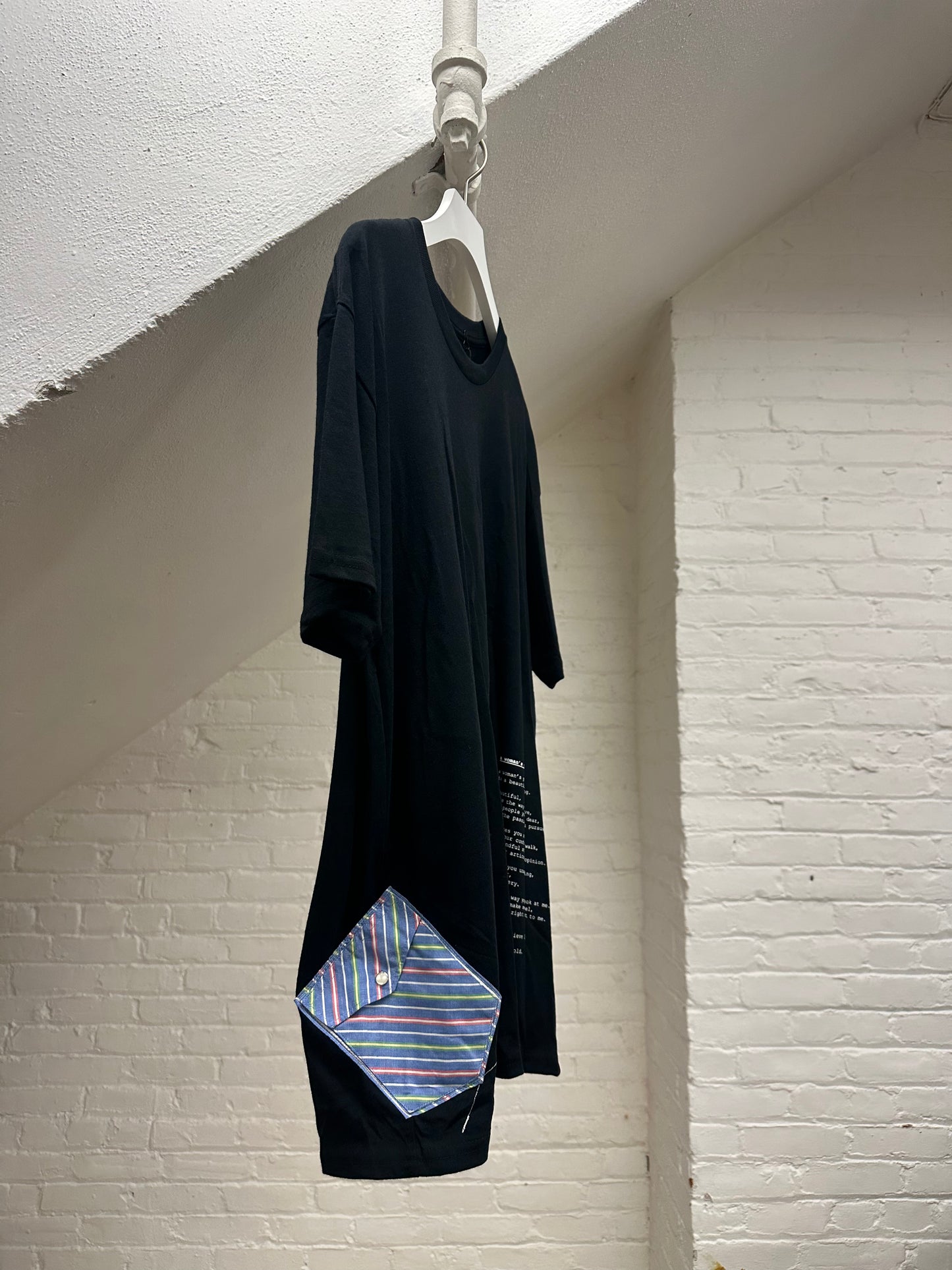 "a woman's power." - ps73R - sz unisex L. - crew neck.