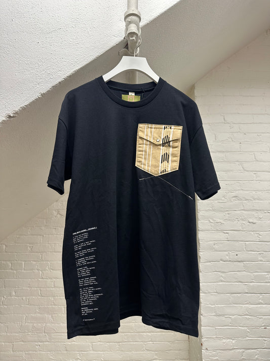 "lone shirt pocket. (throwback.)" - ps76L - unisex. - sz L.