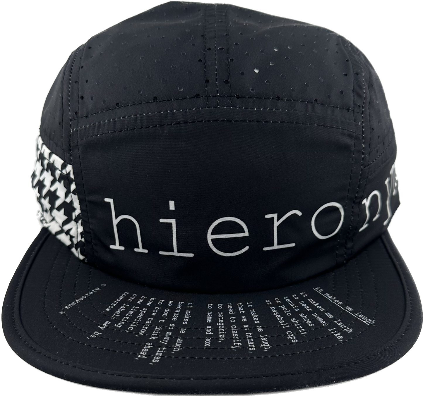 "it makes me laugh." - night run. / houndstooth. (hieronymus.™ x Territory Run Co.)