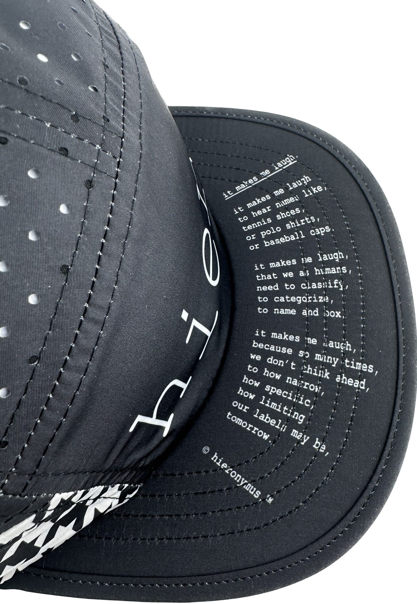 "it makes me laugh." - night run. / houndstooth. (hieronymus.™ x Territory Run Co.)