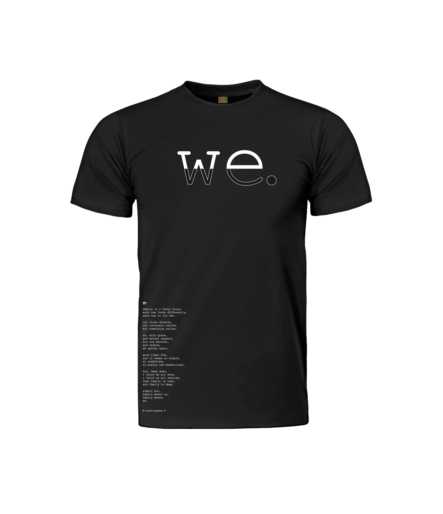 "we." - men's / unisex