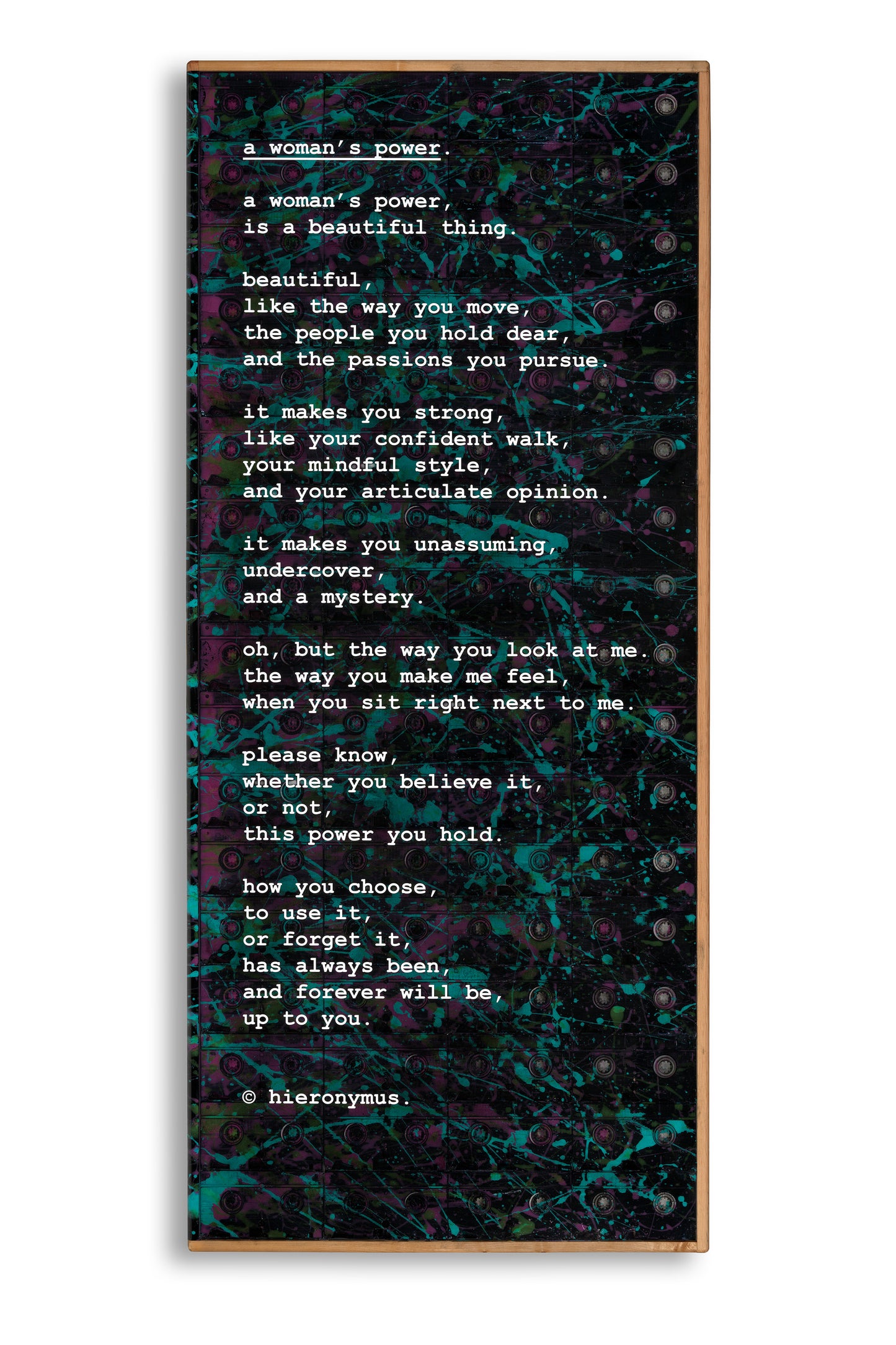 pocket films.™ by hieronymus.™ - "a woman’s power." 1