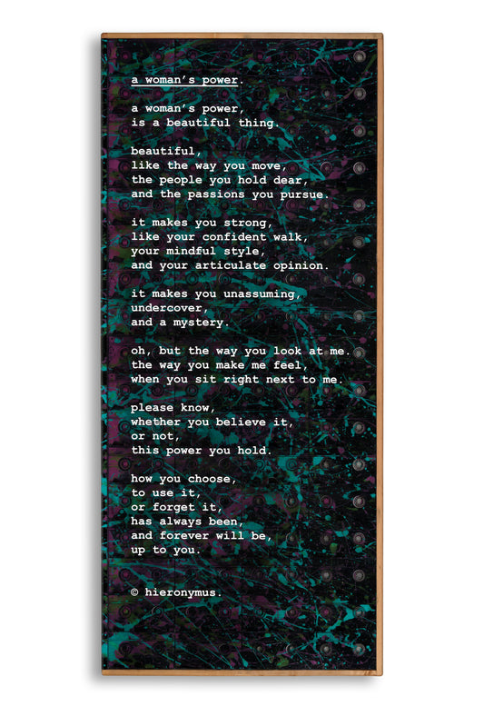 pocket films.™ by hieronymus.™ - "a woman’s power." 1