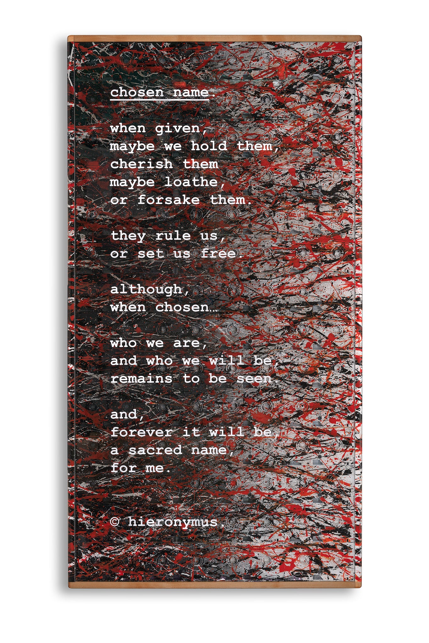 pocket films.™ by hieronymus.™ - "chosen name." 2