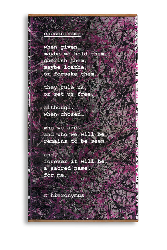 pocket films.™ by hieronymus.™ - "chosen name." 1