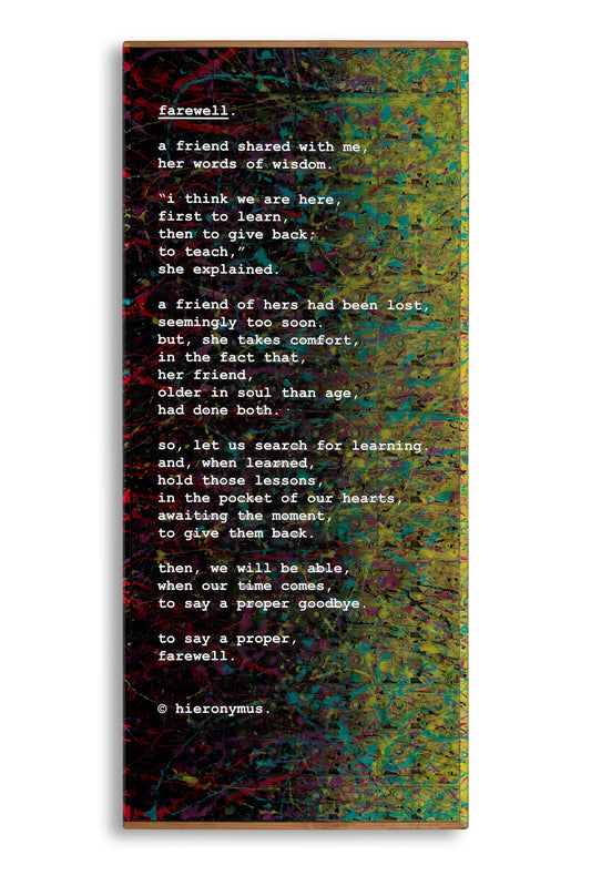 pocket films.™ by hieronymus.™ - "farewell." 1