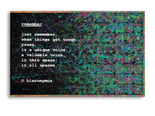 pocket films.™ by hieronymus.™ - "remember." 1