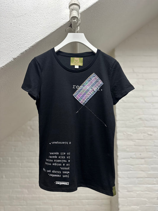 "remember." - ps15 - women's. - sz S