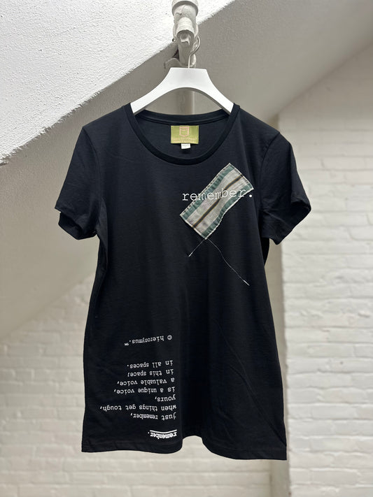 "remember." - ps43 - women's. - sz L