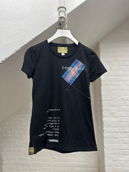 "remember." - ps6 - women's. - sz XS
